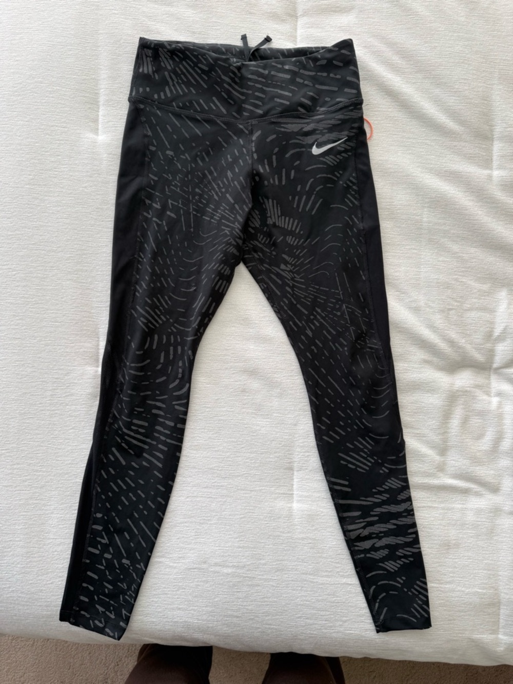Nike Black Reflective Pattern Leggings